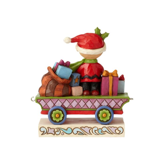 JIM SHORE HEARTWOOD CREEK 6000988 Charlie Brown Christmas Train