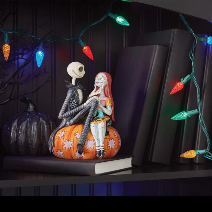 DISNEY TRADITIONS 6014358 The Pumpkin King and Sally