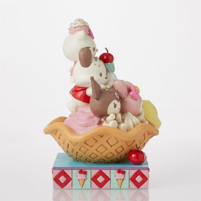 JIM SHORE HEARTWOOD CREEK 6015957 Hello Kitty & Friends Waffle