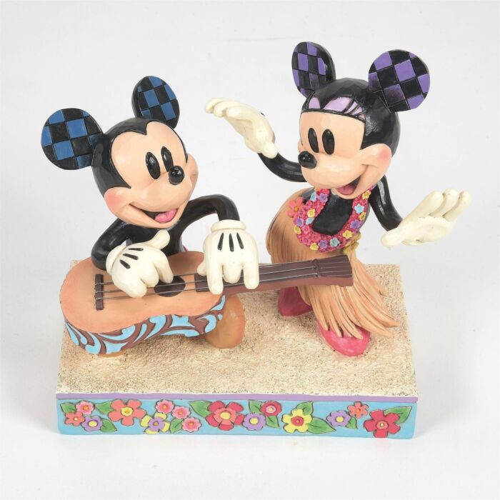 Disney Traditions ハンドペイント ミッキー 特別価格」ミッキーマウス フィギュア ミッキーと仲間達 トーテム