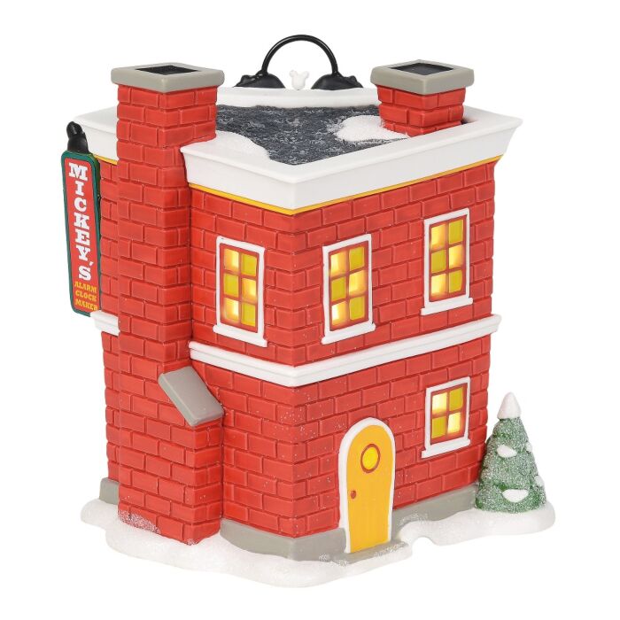 DEPARTMENT 56 4057261 Mickey's Alarm, Clock Shop