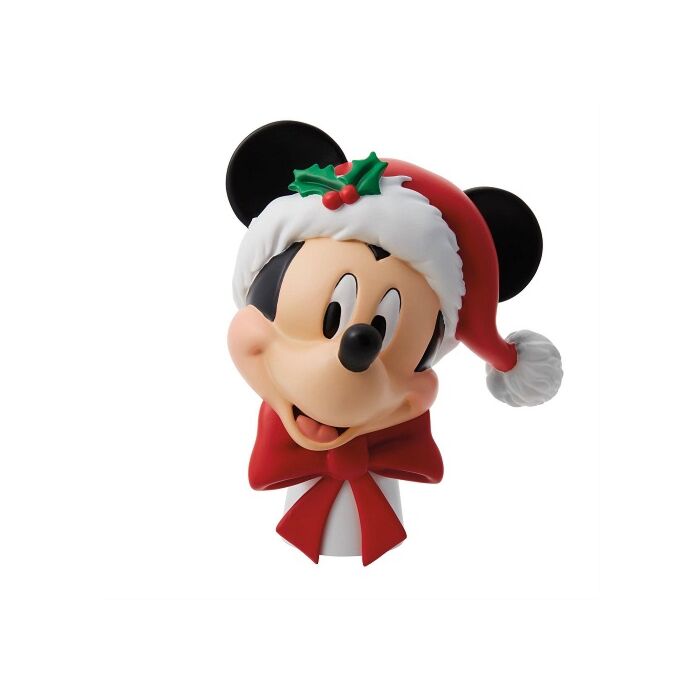 Department 56 Luci Stradali Villaggio Mickey Mouse | Set Di 2 Lampioni Con LED E Batteria | Accessori Natalizi Disney Collezionabili Fatti A Mano