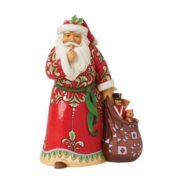 Jim Shore cattivo e simpatico Santa Heartwood Creek - Italia