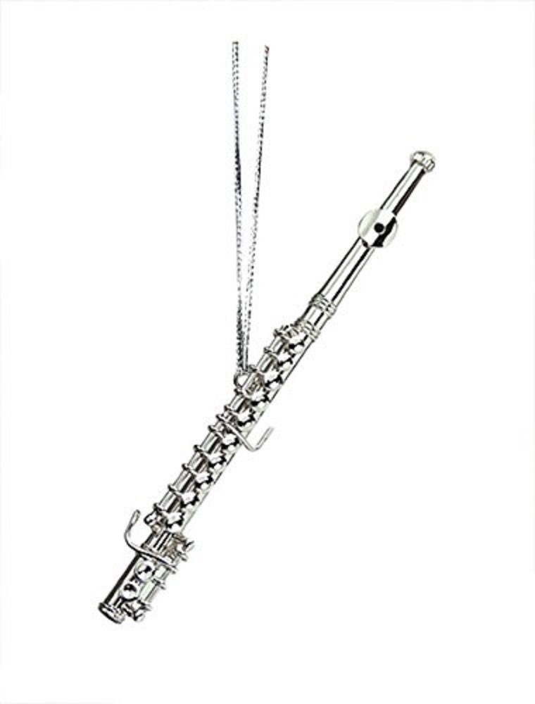 Silver Flute Hanging Ornament