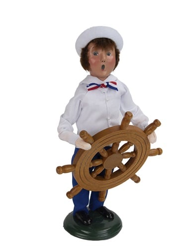 Boy with Ship Wheel