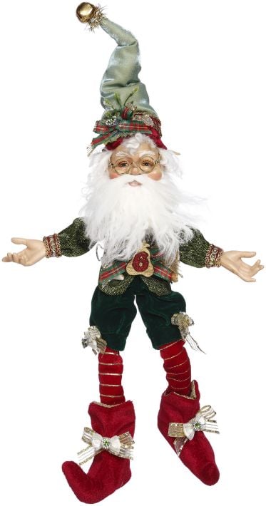 6 Geese Laying North Pole Elf Small