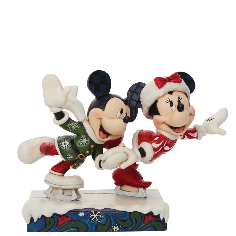 Mickey and Minnie Ice Skating